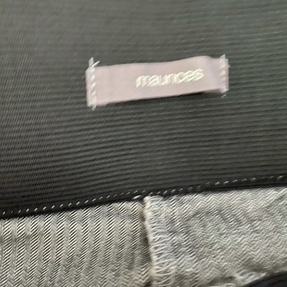 Maurices Pull on Bengaline Buckle Skinny Ankle Pant Size XL LONG - Picture 4 of 5